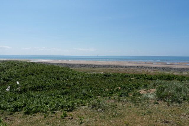 Hilpsford Scar seen from South Walney Nature Reserve
