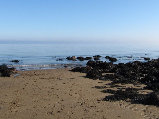 Some exposed sand in Ballykeel Bay