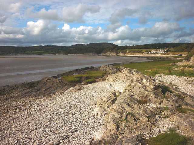 Limestone rocks, Silverdale shore