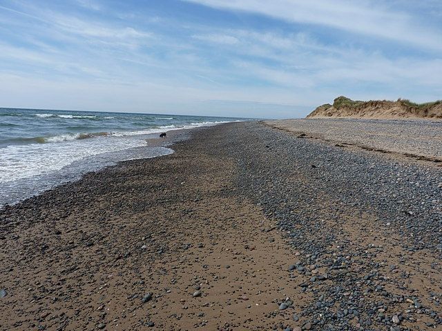 High tide at Haverigg Point
