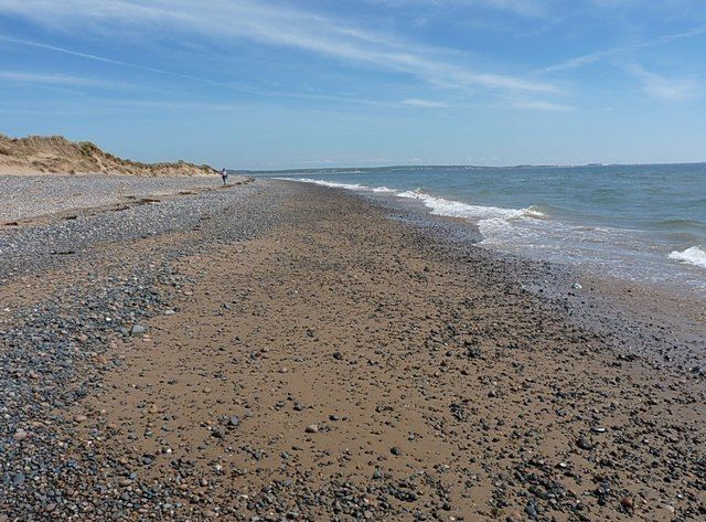Walking the shoreline near Haverigg Point