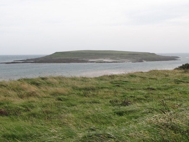 Guns Island from Ballyhornan strand