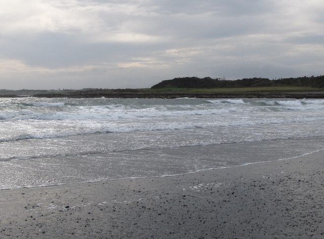 Rough water in Benderg Bay