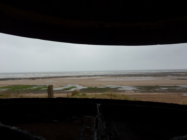 View from Gunnery Range Observation Post at Drigg