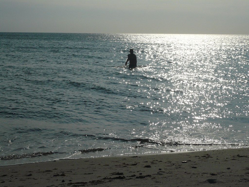 Morning swim in the Baltic - P1050686