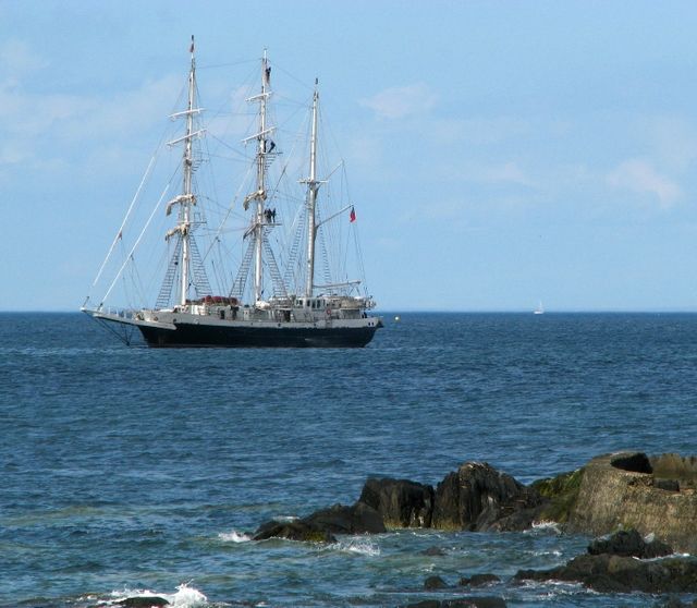 Lord Nelson sighted in Ballyholme Bay