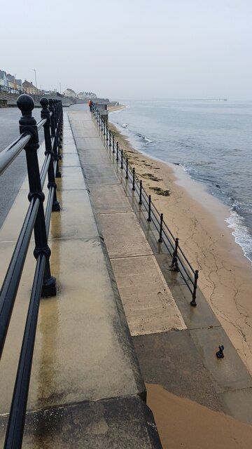 Ramp from promenade to beach, North Sands