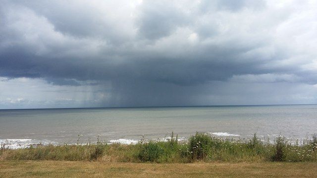 Storm Clouds offshore at Seaham