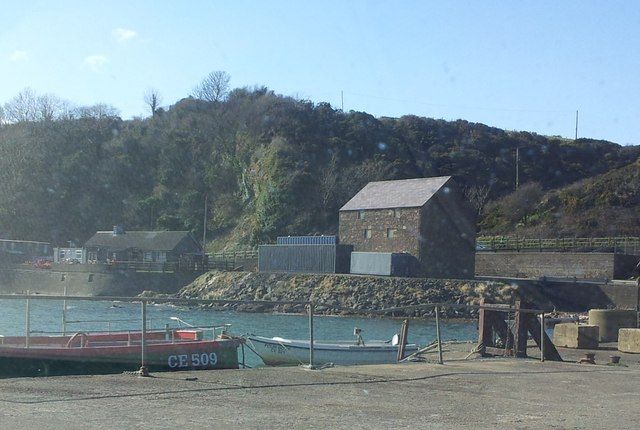 Old harbour building at Red Bay