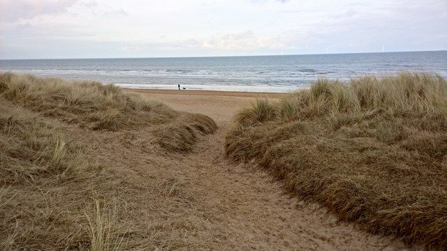 Typical route to Seaton Sluice beach