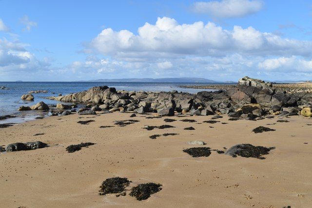 On the beach near Torrylinnwater Foot