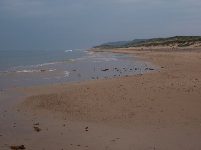 Machrihanish Bay shoreline