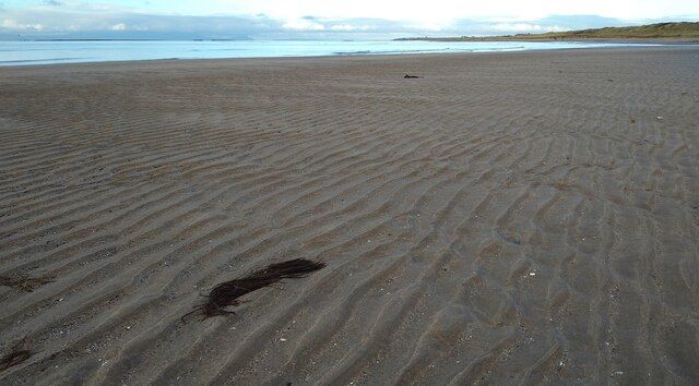 Low tide near the mouth of the Pow Burn