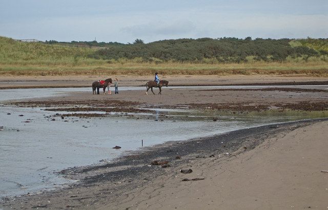 Horses and Riders,  Prestwick Beach