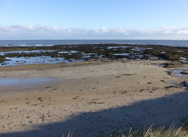 Coastal rocks from the dunes