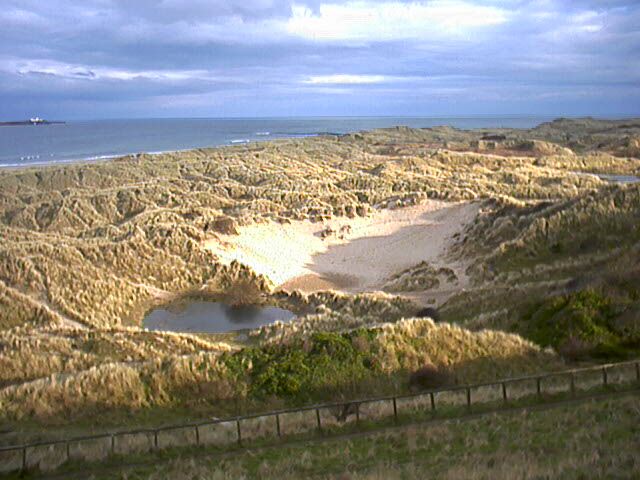 Sand Dunes by Bamburgh Castle