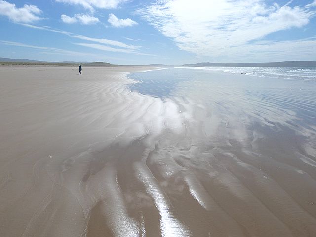Figure on the beach