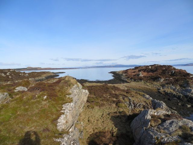 Bay at Rubha an Stearnail Gigha