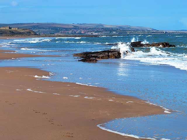 Tidal reef on Cheswick Beach