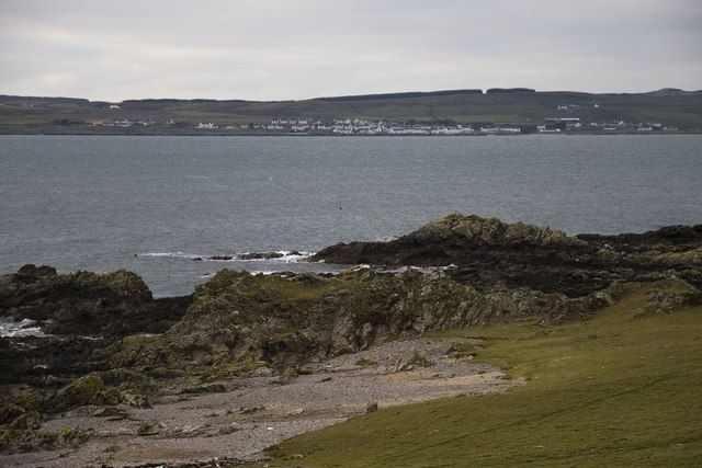 Looking across Loch Indaal to Port Charlotte, Islay