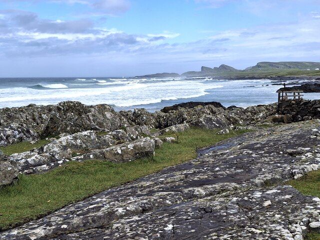 Looking across Saligo Bay