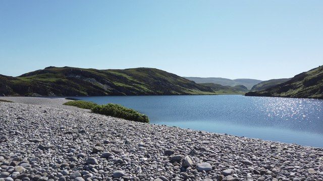 Lochan Maol an t-Sornaich from raised beach