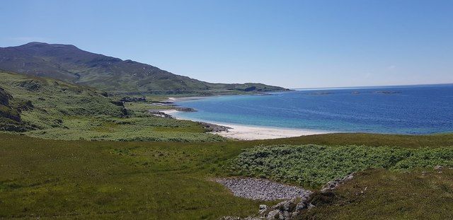 Fine sandy beach near Glenbatrick