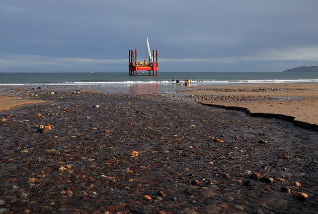 Wavewalker 1 off Thorntonloch Beach