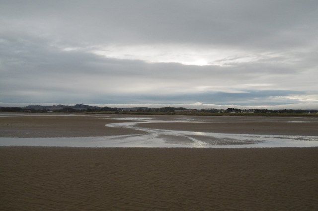 Drainage pattern, Aberlady Bay