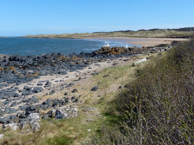 East Lothian coast at Black Rocks