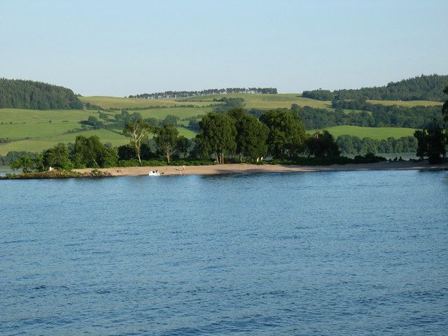 Small bay north end Inchmurrin island.