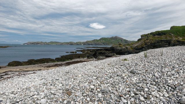 Raised beach at Port an Tighe Mhoir