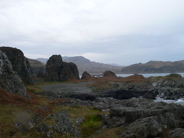 Coastline North of Glengarrisdale Bay