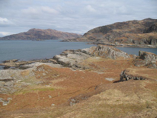 Raised beach,  Bàgh Uamh nan Giall