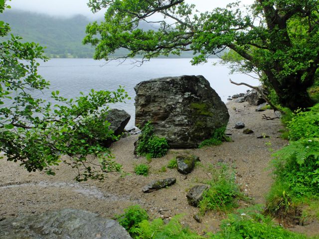 Boulder on the beach