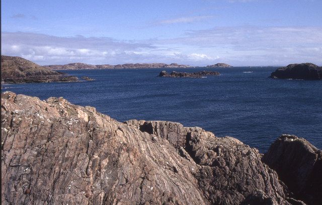 Looking out across Columba's Bay
