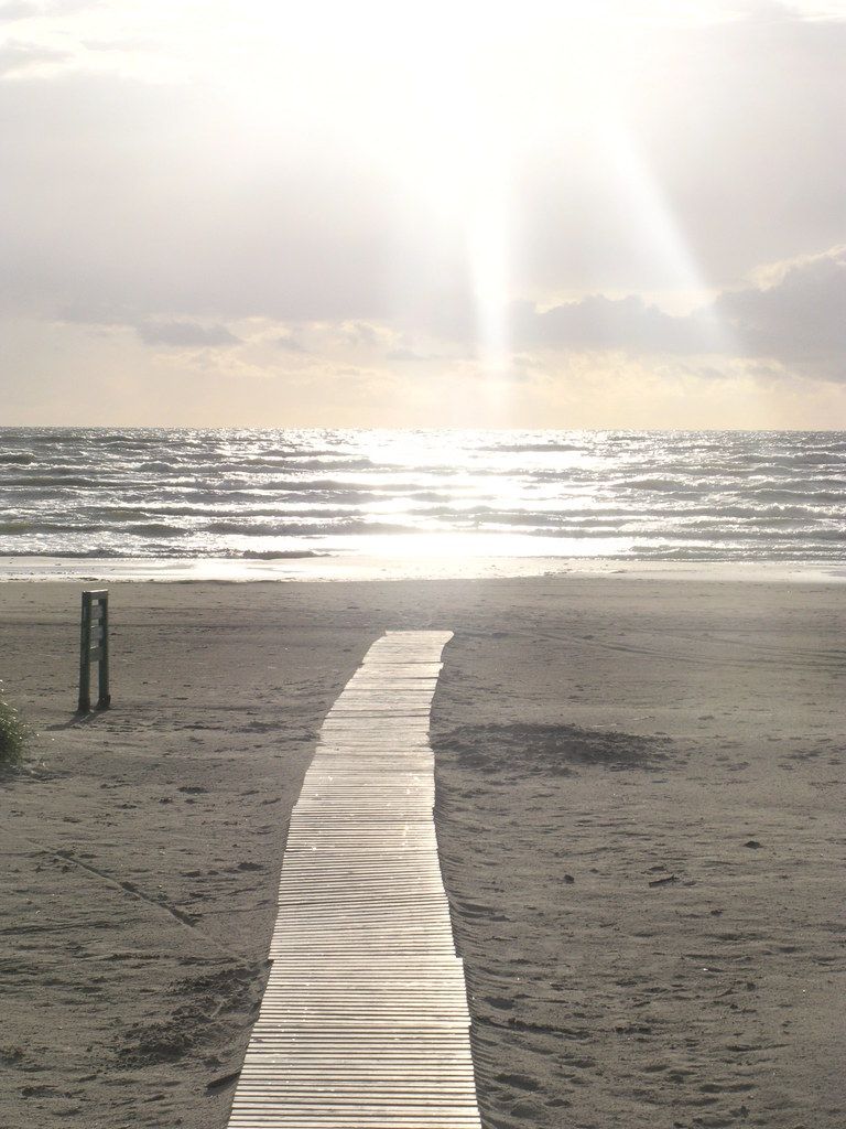 On the beach