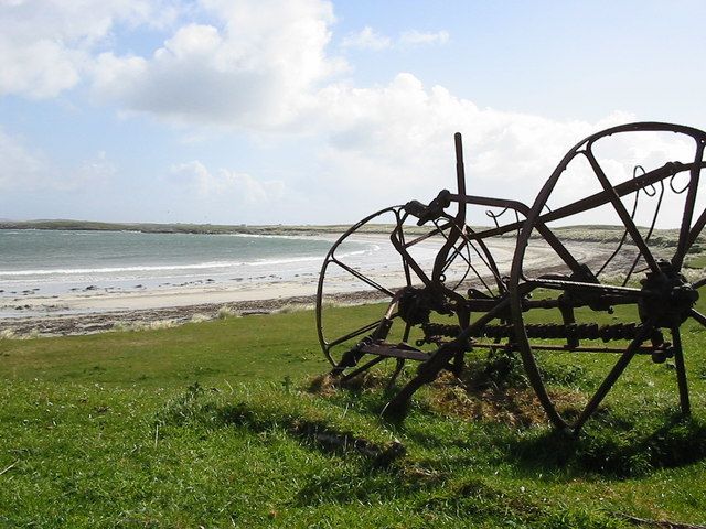 Wild camping at Vaul Bay