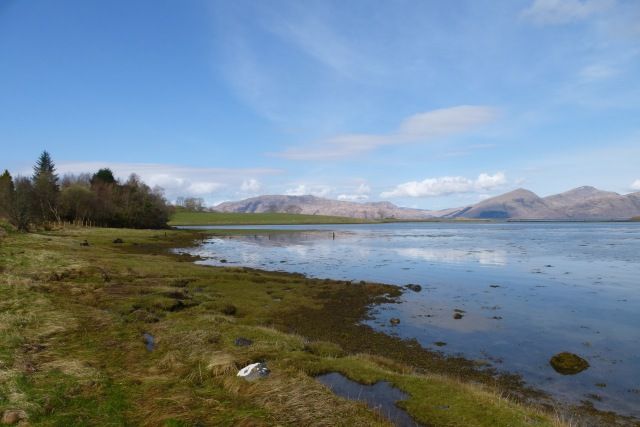 Cuildhu, a house on the road on the southern shore of Loch Laich