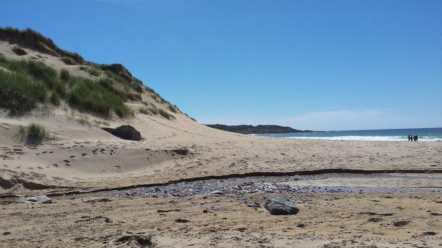 Sand dune at Hogh Bay