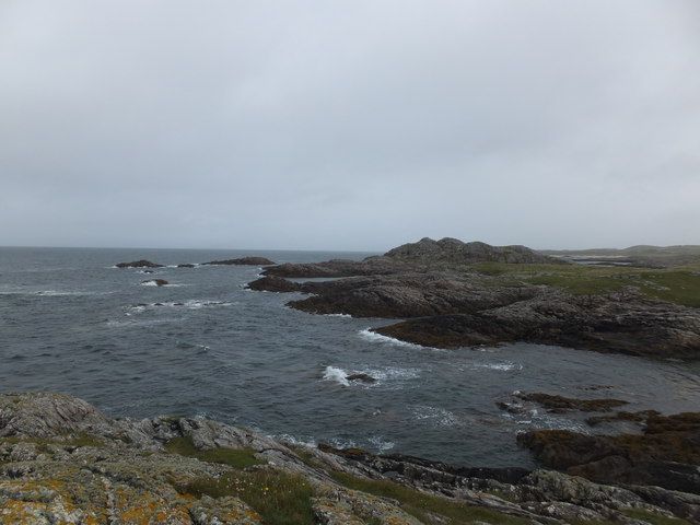 Rocky shoreline to the north east of Cliad Bay, Isle of Coll