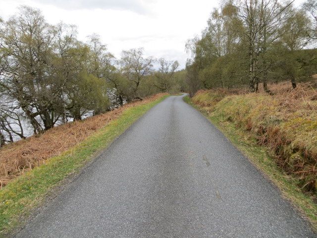 Road along the south shore of Loch Rannoch