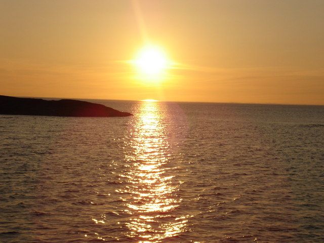 Sunset from Sanna Bay