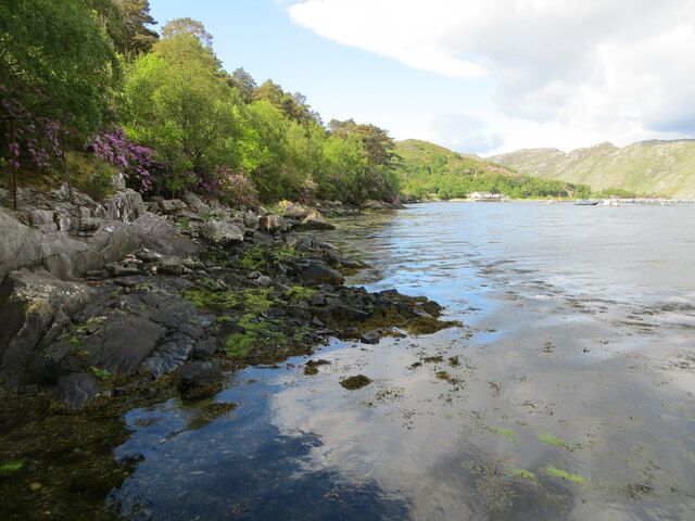 The southern shore of Loch Ailort from Inverailort Jetty