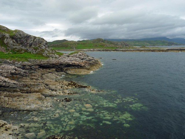 Rocky coastline, Ru Arisaig, Inverness-shire