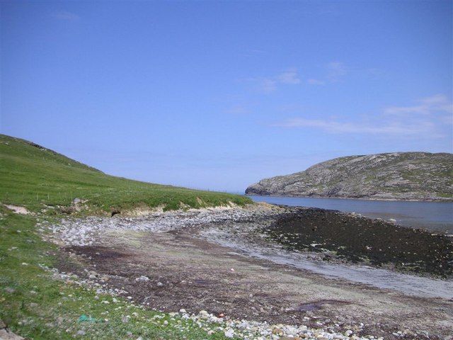 Across Caolas Bhatarsaigh, Vatersay