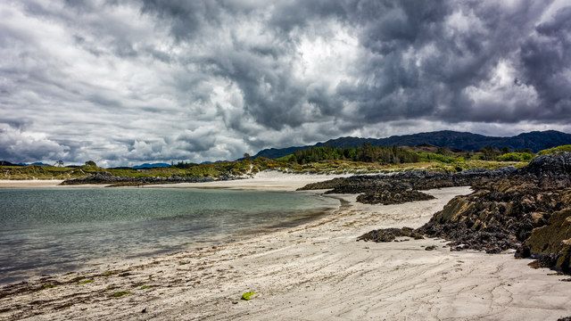 West end of Camusdarach beach