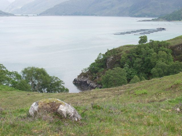 View up Loch Nevis from Cliffs at Easter Stoul
