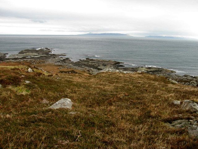 Coastline of Rubha Reamhar near Mallaig