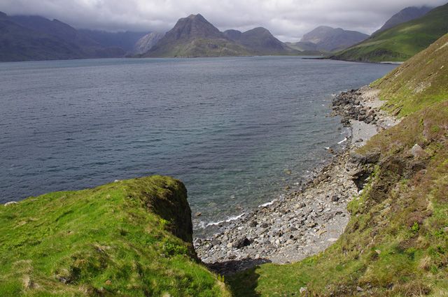 Small promontory, Loch Scavaig